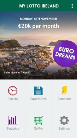 Irish Lotto & Euromillions لنظام Android