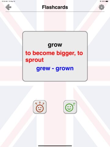 I verbi irregolari inglesi per iOS