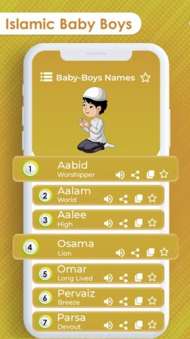 Baby Names islamiques pour Android