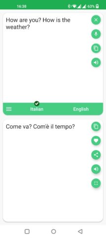 Italian – English Translator لنظام Android