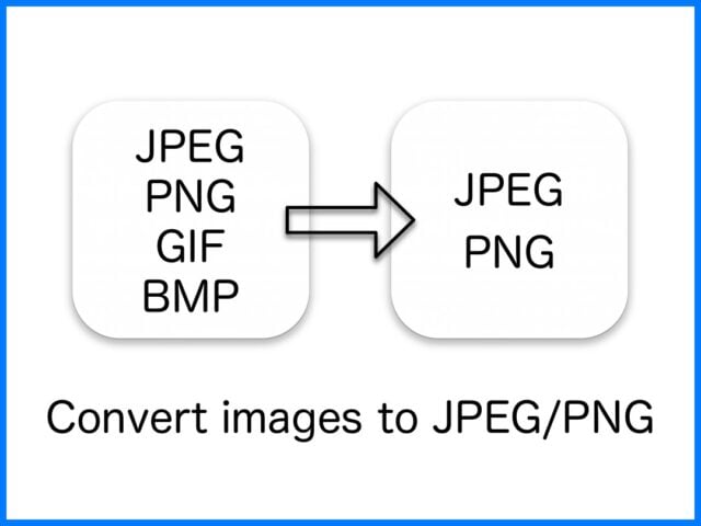 Android 用 JPEG – PNG 画像変換