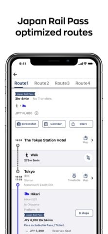 Voyager au Japon – Navigation pour iOS