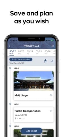 Voyager au Japon – Navigation pour iOS