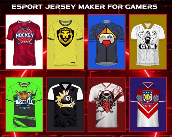 Android 用 Jersey Maker Esports Gamer