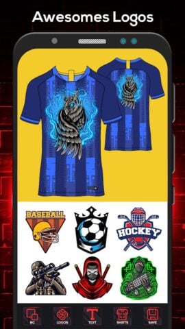 Android 版 Jersey Maker Esports Gamer
