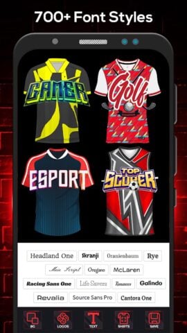 Jersey Maker Esports Gamer für Android