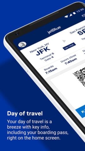 JetBlue – Book & manage trips per Android