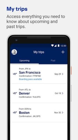 JetBlue — Book & manage trips для Android