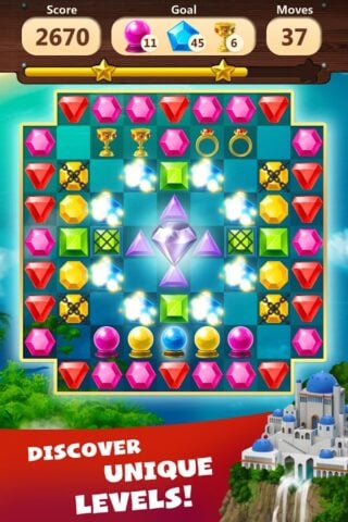 Android için Jewels Planet – Match 3 Puzzle