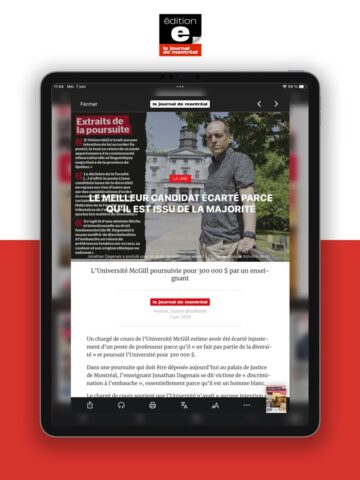 Journal de Montréal – EÉdition para iOS