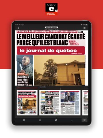 Journal de Québec – EÉdition pour iOS