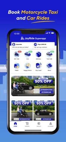 JoyRide – Book Car and MC Taxi for iOS