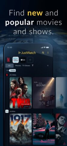 JustWatch – Movies & TV Shows pour iOS