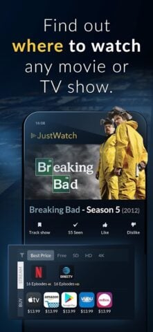 JustWatch – Streaming Guide لنظام Android