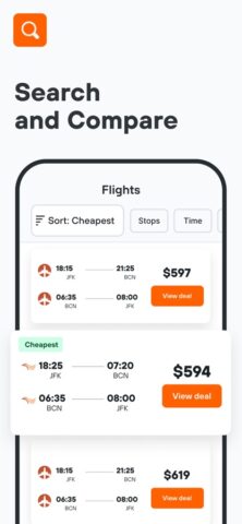iOS 版 KAYAK：機票、酒店、租車格價