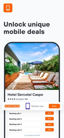 iOS 用 KAYAK: 航空券, ホテル, レンタカー