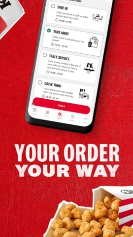 Android 用 KFC App UKI – Mobile Ordering