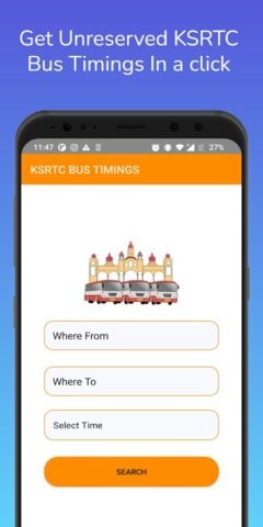 KSRTC  Bus Timings per Android