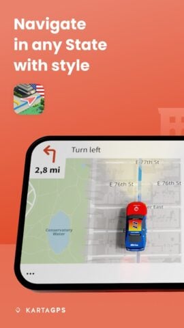 Karta GPS – Navigasi, Peta untuk Android