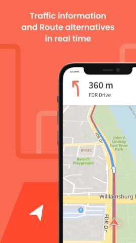 Android için Karta GPS: offline navigasyon