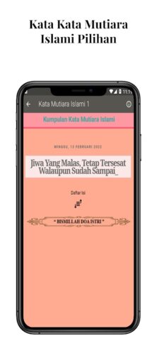Kata Kata Mutiara Islami für Android