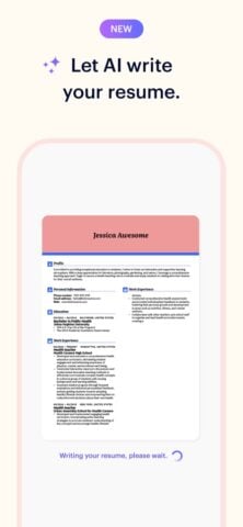 Kickresume: AI Resume Builder สำหรับ iOS