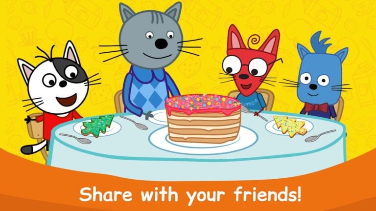 Android için Üç Yavru Kedi: Aşçı Oyunları!