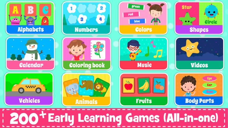 Kids Preschool Learning Games لنظام Android