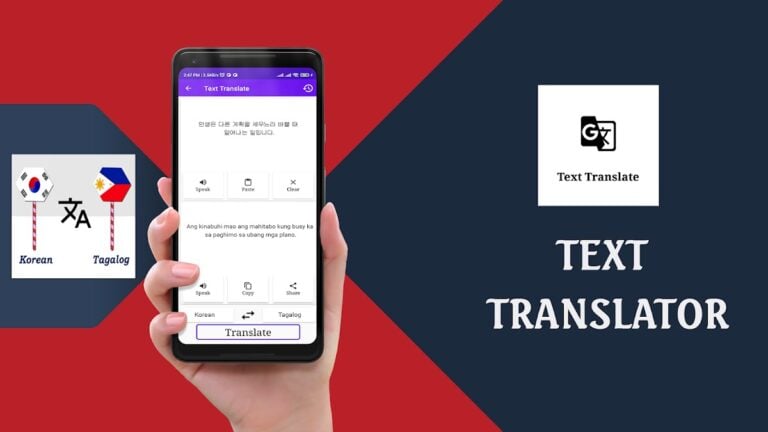 Korean To Tagalog Translator لنظام Android