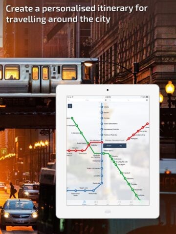 Metro trình dẫn đường Kiev cho iOS