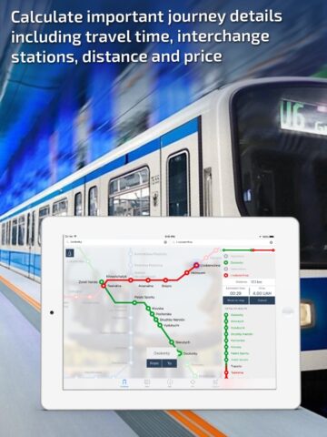 Kiew U-Bahn-Führer mit offline Karte für iOS