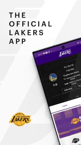 LA Lakers Official App สำหรับ Android