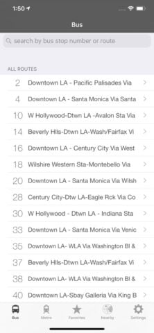 LA Metro and Bus para iOS