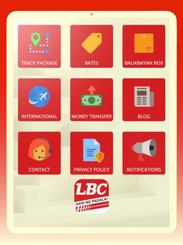 LBC Track and Trace สำหรับ Android