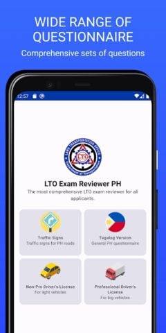 LTO Exam Reviewer PH: 2023 لنظام Android