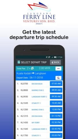 Langkawi Ferry Line für Android