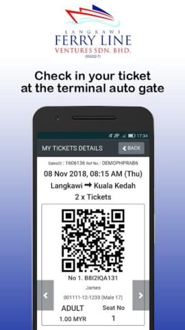 Android 用 Langkawi Ferry Line