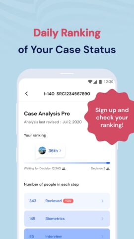 Lawfully Case Status Tracker для Android