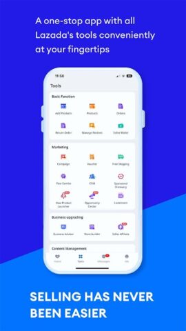 Android 版 Lazada Seller Center