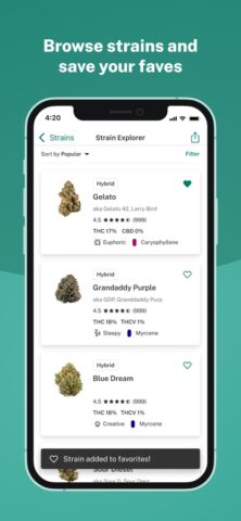 iOS 版 Leafly: Find Weed Near You