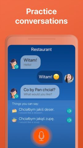 Android 版 波兰语：交互式对话 – 学习讲 -门语言