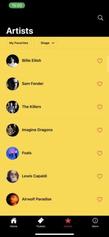 Leeds Festival لنظام iOS
