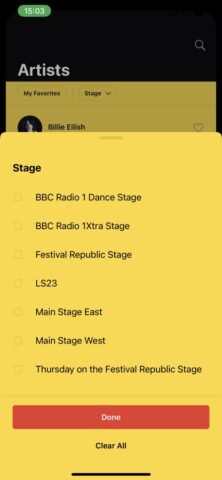 iOS için Leeds Festival