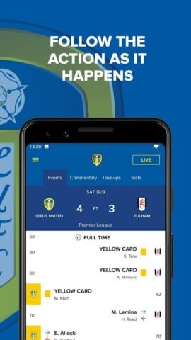 Leeds United Official สำหรับ Android
