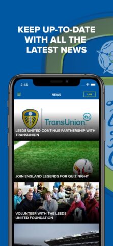 Leeds United Official cho iOS