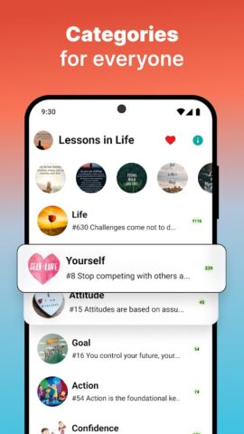 Lessons in Life Quotes untuk Android