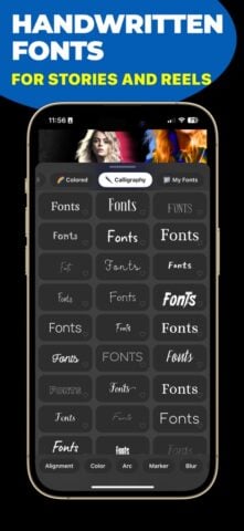 iOS 版 Leto – 在圖片上添加文字Font Typography