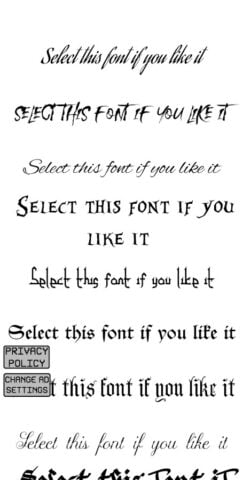 Android 版 Lettering Font Design