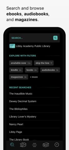 Libby, by OverDrive para iOS