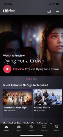 Lifetime: TV Shows & Movies per iOS